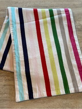 Kate Spade Striped Cotton Table Runner